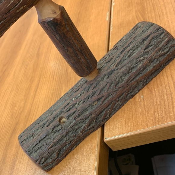 Rustic Wooden Table Lamp - Picture 3 of 7